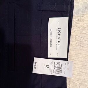 Ann Taylor Women’s Signature Ankle Length Navy Pants